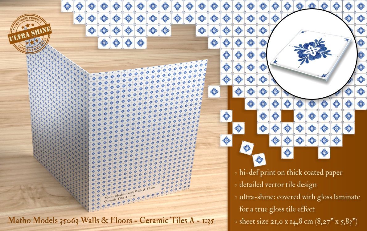 Matho Models Walls &amp; Floors - Assorted, Type: Ceramic Tiles A