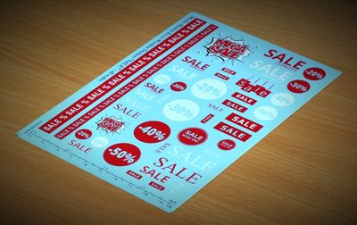 Matho Models Window Stickers "SALE" MAT-80011