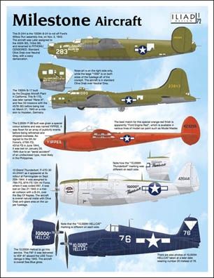 Milestone Aircraft Decals 1/72 by Iliad Design