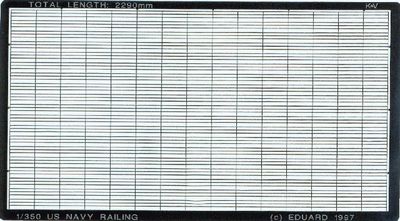 Eduard US Navy Ship Railings 1/350 #99001