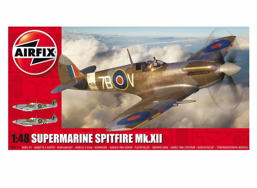 Supermarine Spitfire MK.XII 1/48 #05117A by Airfix