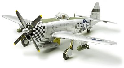 Republic P-47D Thunderbolt Bubbletop 1/72 #60770 by Tamiya