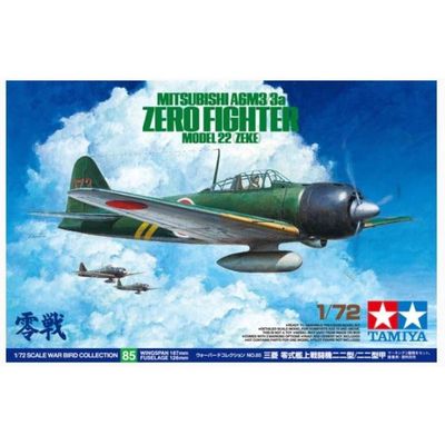 Mitsubishi A6M3/3A Zero Fighter Model 22 (Zeke) 1/72 #60785 by Tamiya