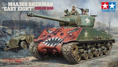 US Medium Tank M4A3E8 Sherman "Easy Eight" Korean War 1/35 #35359 by Tamiya