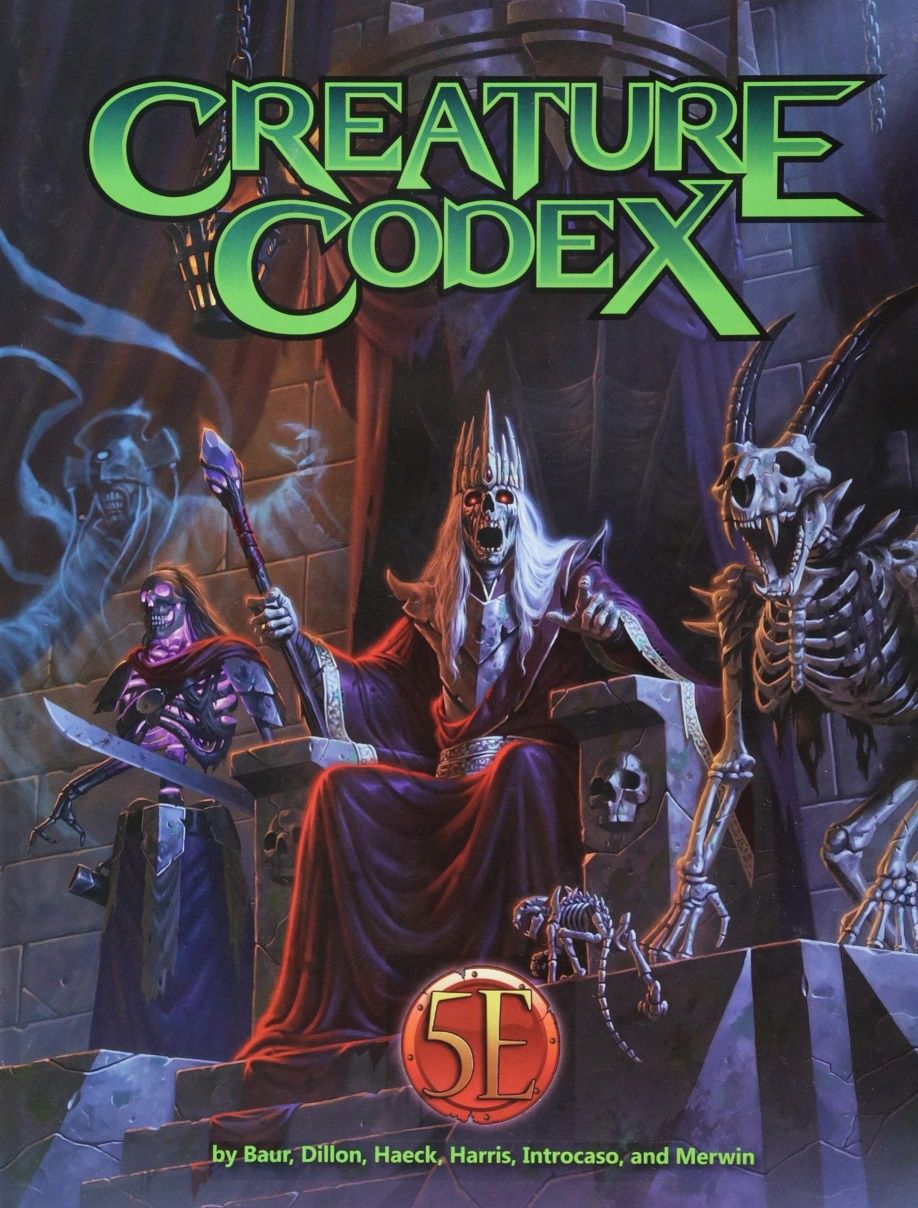 D&amp;D Creature Codex 5th Edition