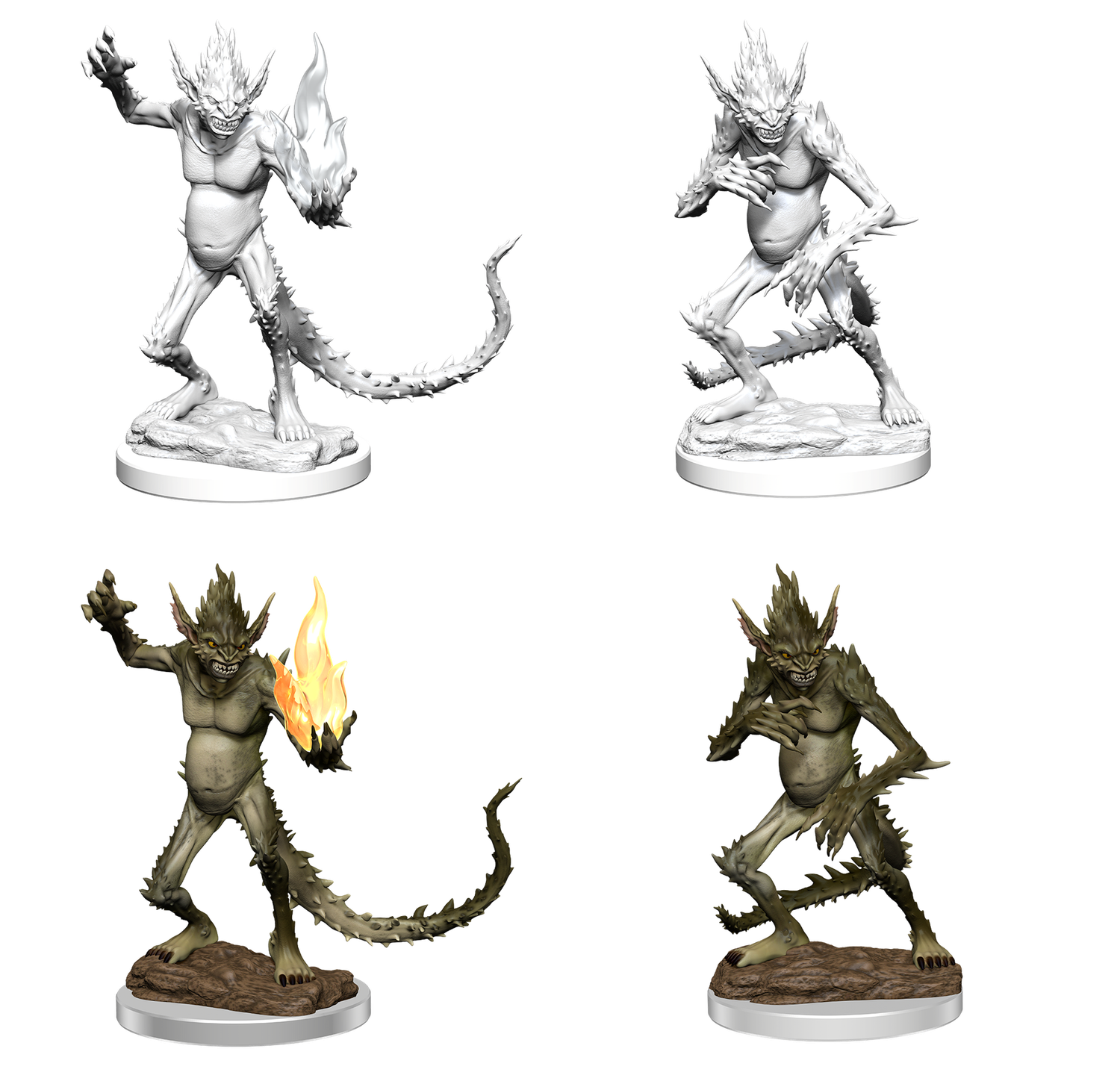D&amp;D Unpainted Mini - Barbed Devils 90416