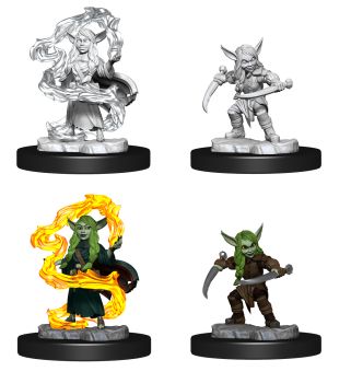 Critical Role Unpainted Mini - Goblin Sorcerer/Rogue Female 90388
