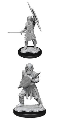 D&amp;D Unpainted Mini - Human Fighter 90144