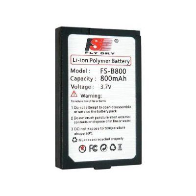 Flysky 800mAh 1S 3.7v LiPo 60 x 35 x 5mm FLYFS-B800