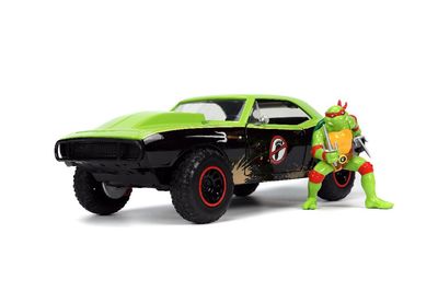 Jada Hollywood Rides 1967 Chevy Camaro with Raphael (TMNT) 1/24 #33386