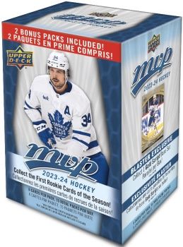Upper Deck MVP Hockey 23/24 Blaster (13 Regular Packs + 2 Bonus Packs)