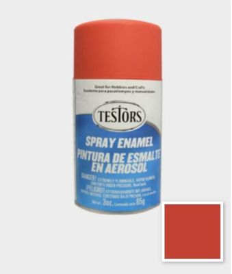 TES1250C Flat Red Enamel Aerosol