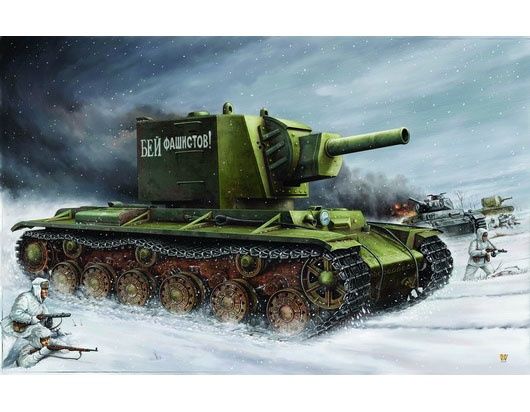 Russian KV "Big Turret" Tank 1/35 by Trumpeter