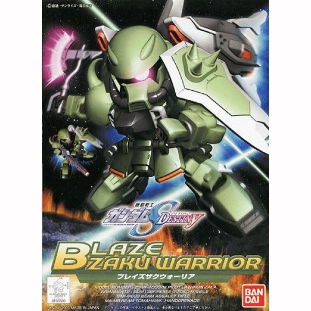SD BB Senshi #296 Blaze Zaku Warrior #5064121 by Bandai