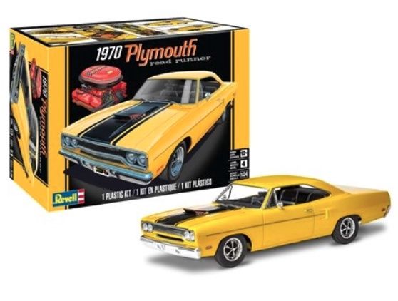 1970 Plymouth Roadrunner 1/25 Model Car Kit #4531 by Revell