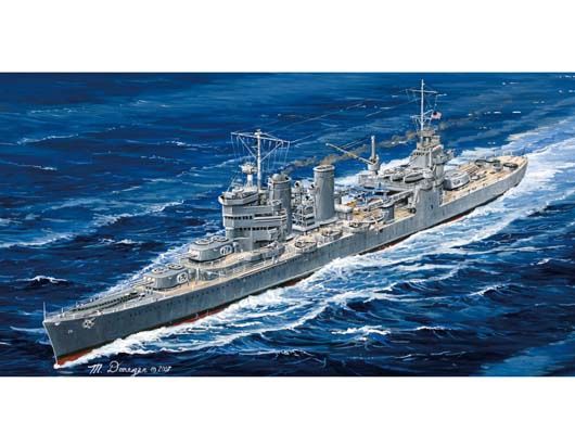 USS Astoria CA-34 1/700 #05743 by Trumpeter