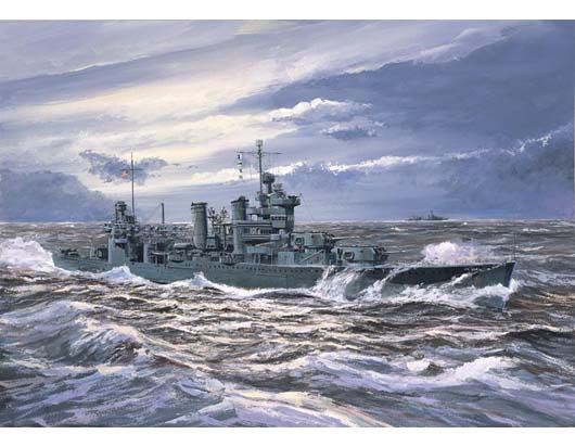 USS New Orleans CA-32 Cruiser 1942 1/700 Model Ship Kit #5742 by Trumpeter