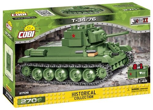 Cobi Historical Collection WWII: 2706 T-34-76 270 PCS