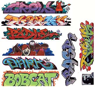 Blair Line Graffiti Decals Mega Set #09