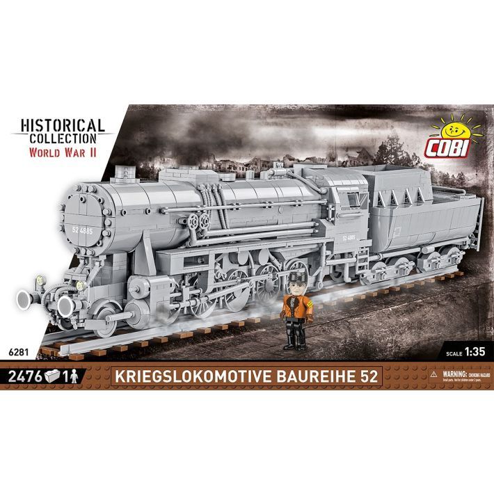 Cobi Historical Collection: Kriegslokomotive Baureihe 52 2476 PCS