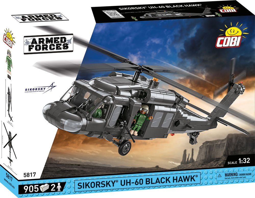 Cobi Armed Forces: 5817 Sikorsky Black Hawk 893 PCS
