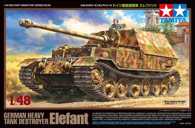 German Heavy Tank Destroyer Elefant 1/48 #32589 by Tamiya