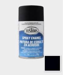 TES1249 Flat Black Enamel Aerosol
