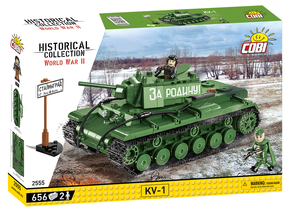 Cobi Historical Collection WWII: 2555 KV-1 656 PCS