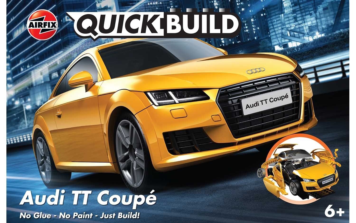Audi TT Coupe 1/24 Quick Build Car Kit #J6034 by Airfix