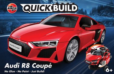 Audi R8 Coupe 1/24 Quick Build Car Kit #J6049 by Airfix