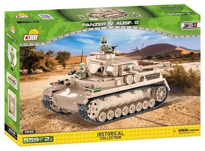 Cobi Historical Collection WWII: 2546 Panzerkampfwagen Iv Ausf. 559 PCS