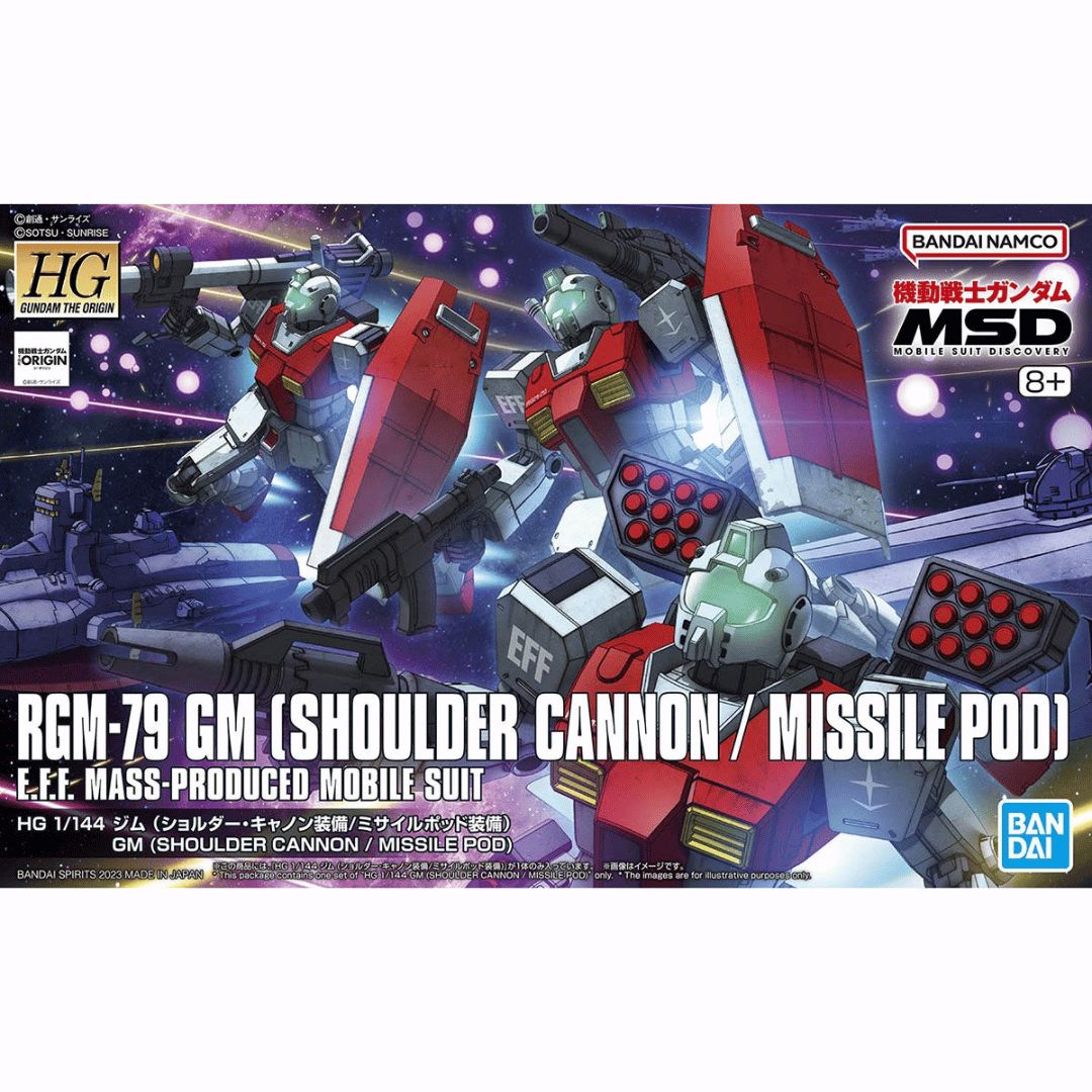 HG The Origin 1/144 RGM-79 GM (Shoulder Cannon / Missile Pod) #5065714