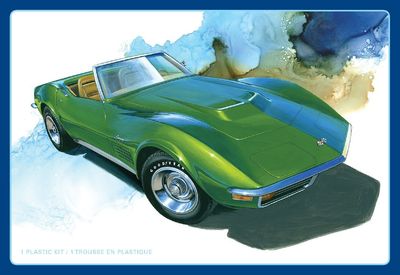 1972 Chevy Corvette Roadster Model Car Kit 1/25 #1437 by AMT