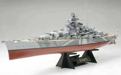 Tirpitz German Battleship 1/350 Model Ship Kit #78015 by Tamiya