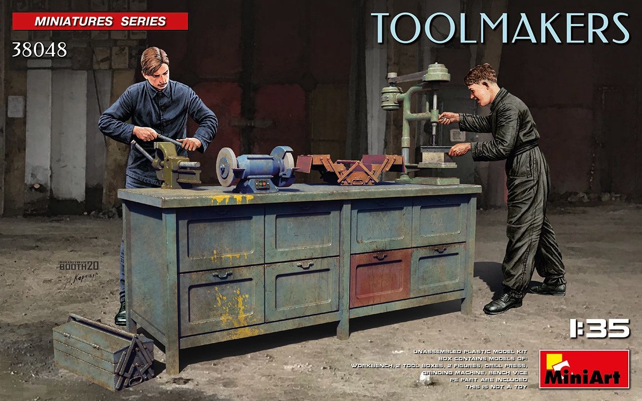 Toolmakers #38048 1/35 Figure Kit by MiniArt