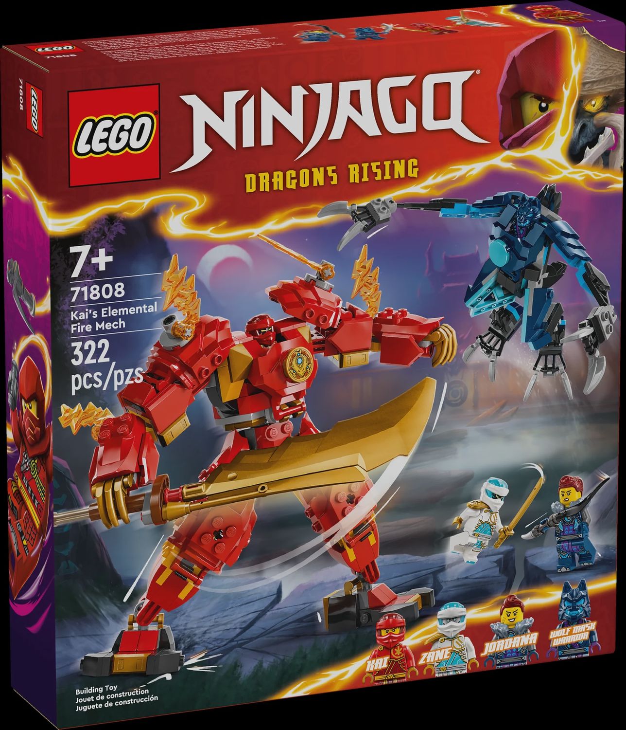 Lego Ninjago: Kai's Elemental Fire Mech 71808