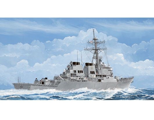 USS Cole DDG-67 1/350 Model Ship Kit #4524 by Trumpeter