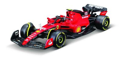 Bburago 1/43 Ferrari SF-23 (2023) w/ driver (Sainz #55) - BUR18-36835-2