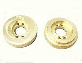 APS Brass Axle Lock-Out Portal Drive Housings for SCX10 II (Use with APS21021K Adapter Lock-Out) APS29007