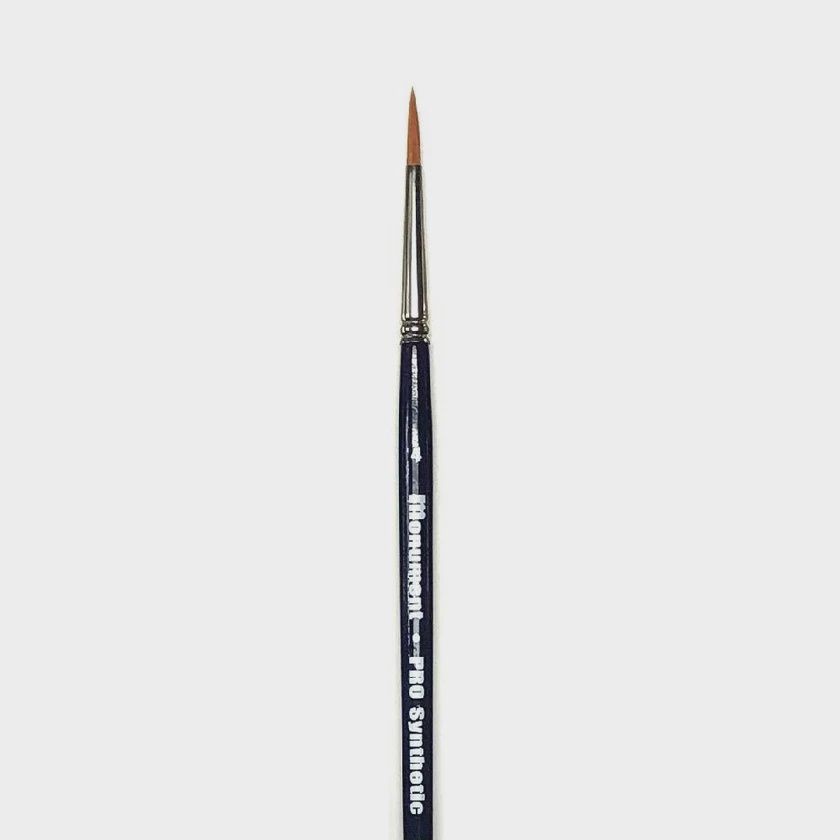 Monument Hobbies Brush Pro Synthetics - 4 Round Paint Brush