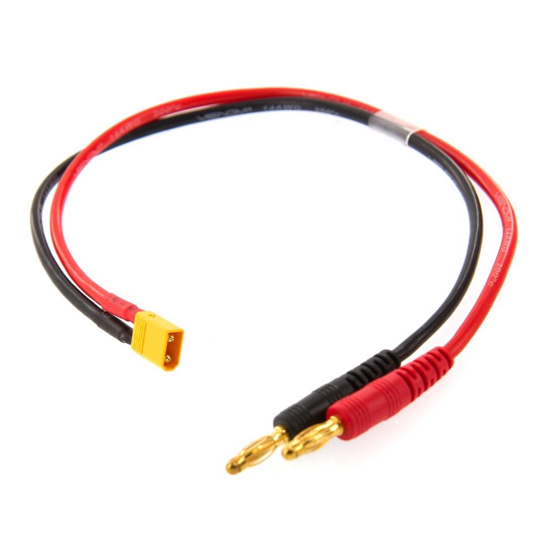 Venom XT30 Male Battery to Battery Charger Adapter Plug - 14AWG