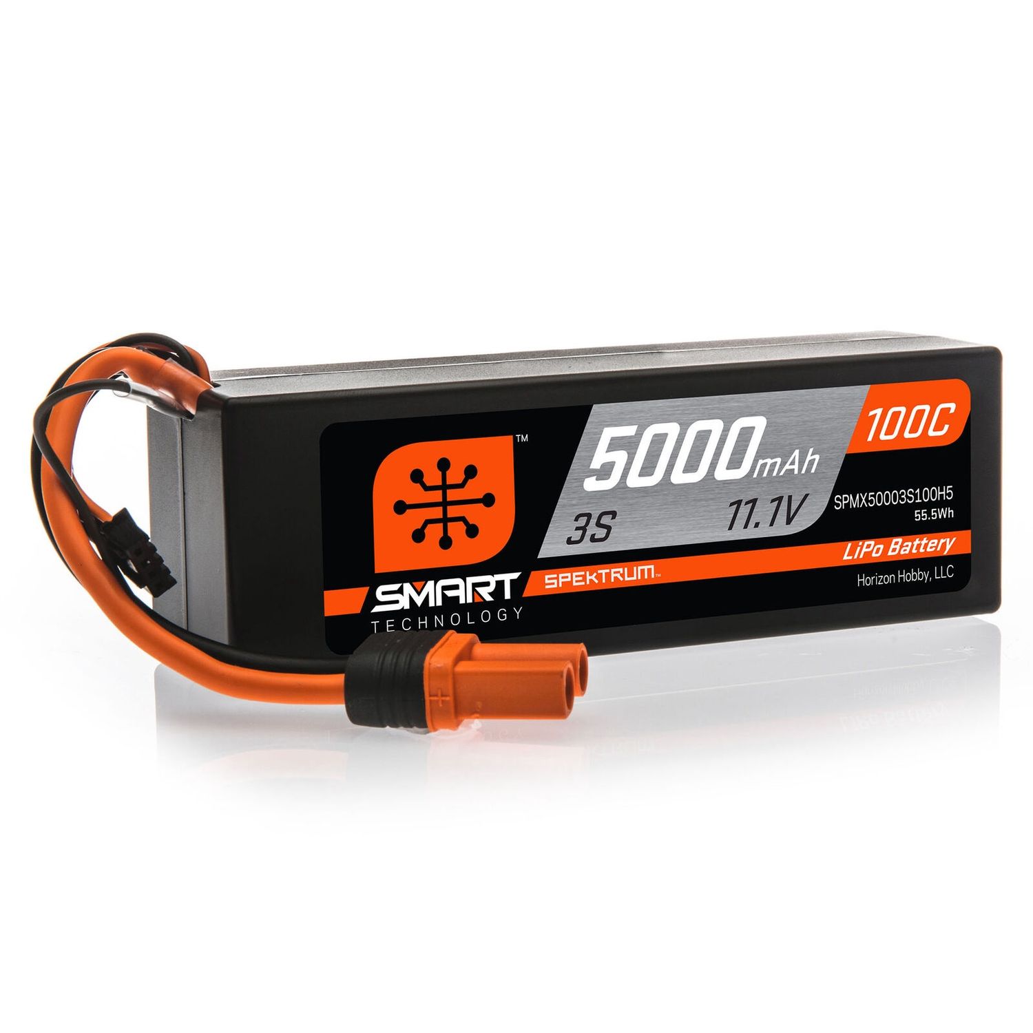 14.8V 5000mAh 4S 100C Smart Hardcase LiPo Battery: IC5