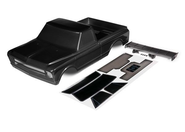 Body (1): Chevrolet C10 Black - TRA9411A