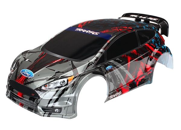 TRA7416 Body, Ford Fiesta ST Rally (painted, decals applied)