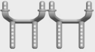 RTG Rear Body Post (Short) R2861