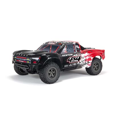 Arrma 1/10 4WD Short Course Truck RTR Brushless Senton V3 3S BLX - Red ARA4303V3T2
