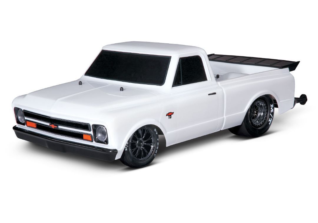 Traxxas 1/10 2WD Drag Truck RTR Drag Slash Chevrolet C10 - Diamond White TRA94076-4WHITE