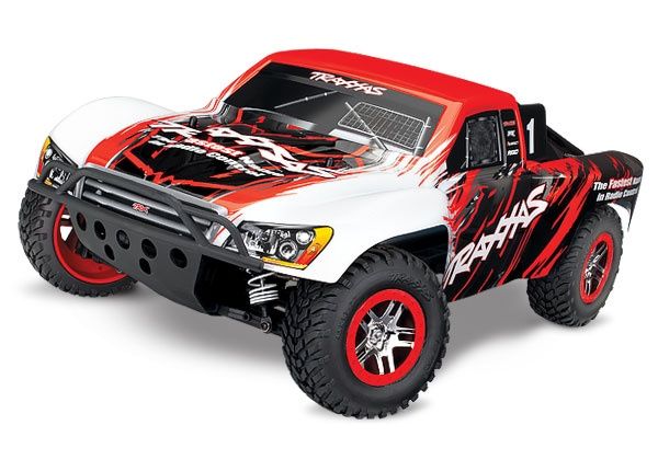 Traxxas 1/10 4WD Short Course Truck RTR Slash - Red TRA68086-4RED