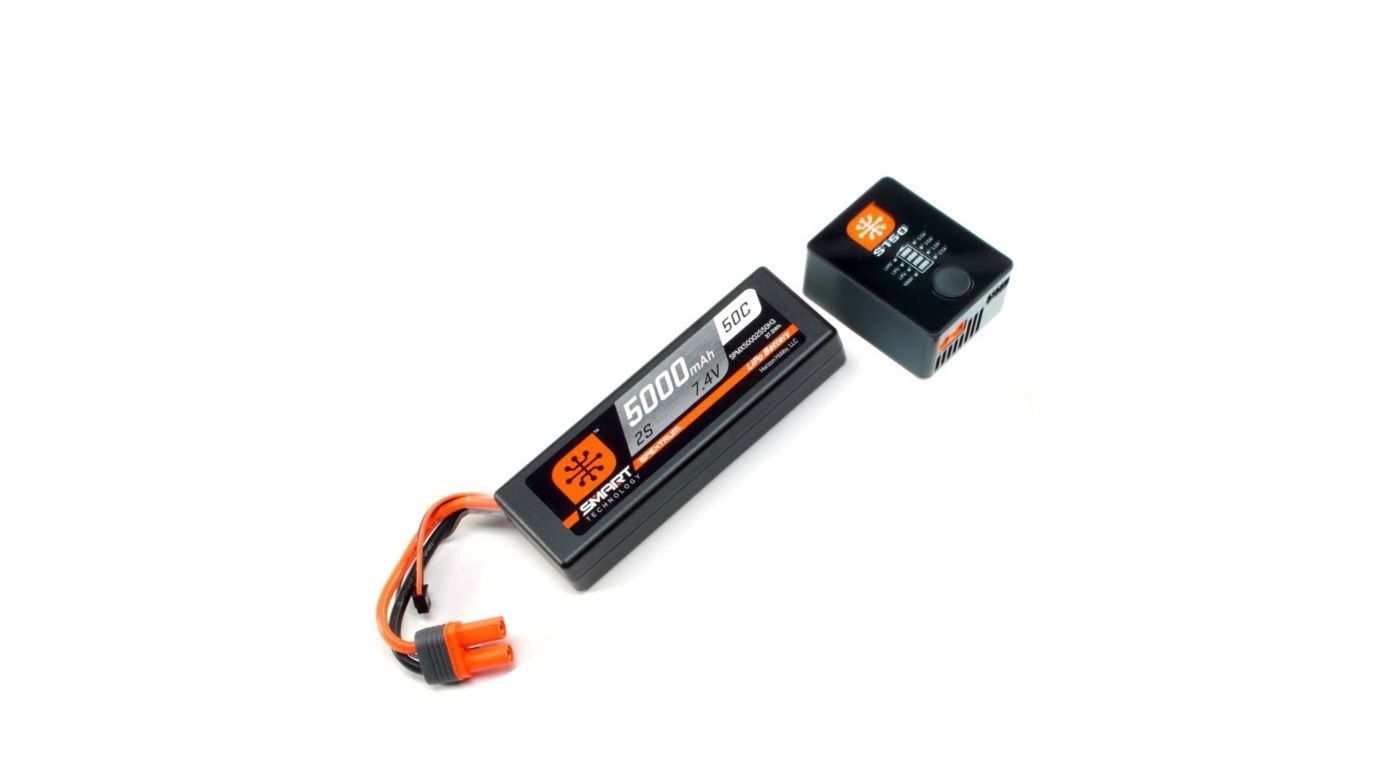Spektrum Smart Powerstage Bundle w/50w Charger and 5000mah 2S