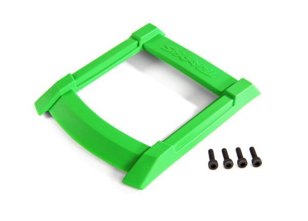 Traxxas Skid plate, roof (body) (green)/ 3x12mm CS (4) TRA8917G